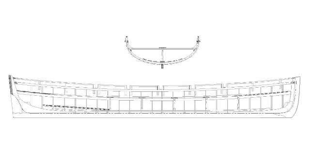 Tri Hull Boat Drawing